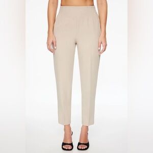 Dynamite Kendall Slim Side Zip Pants Trousers Beige Size 2